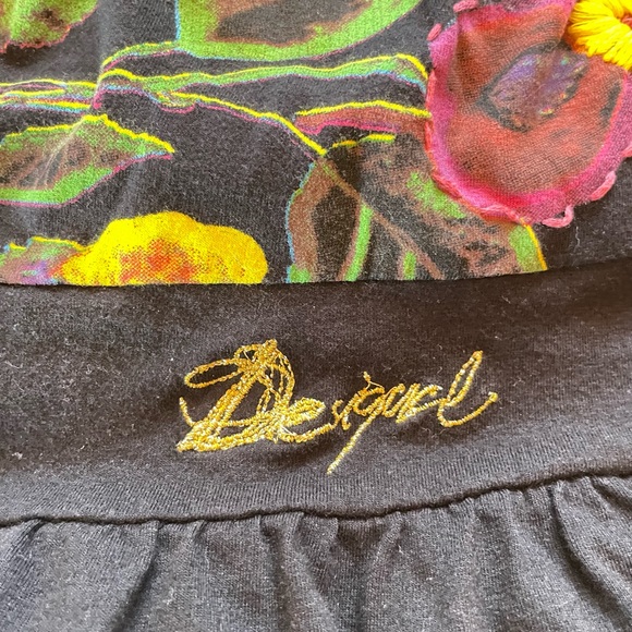 Desigual Embroidered Floral Mini Dress - Picture 3 of 5